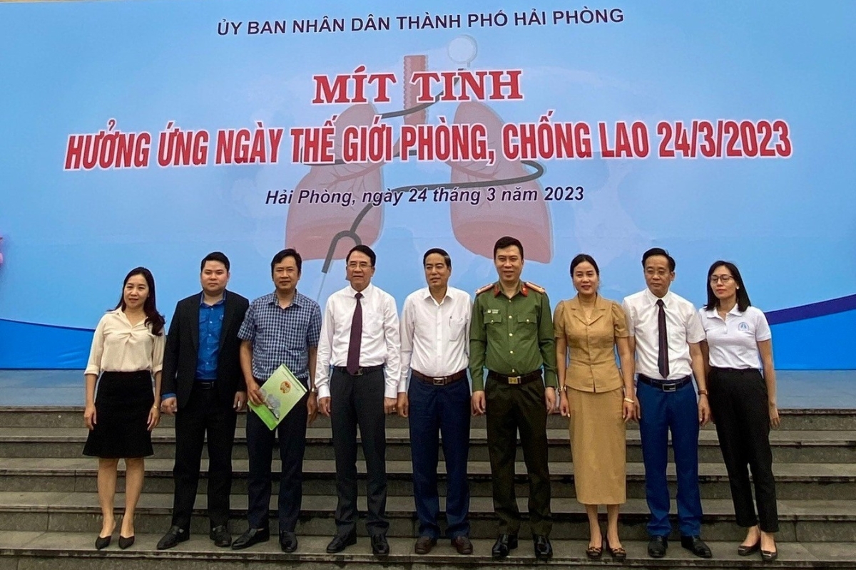 Mít tinh Hưởng ứng ngày thế giới phòng, chống lao 2023
